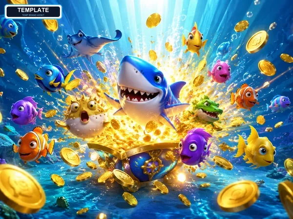 Monkey King Fishing underwater scene 2